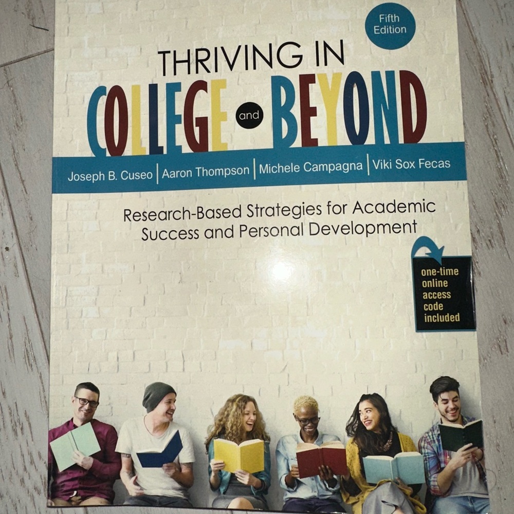 Thriving in College and Beyond Book